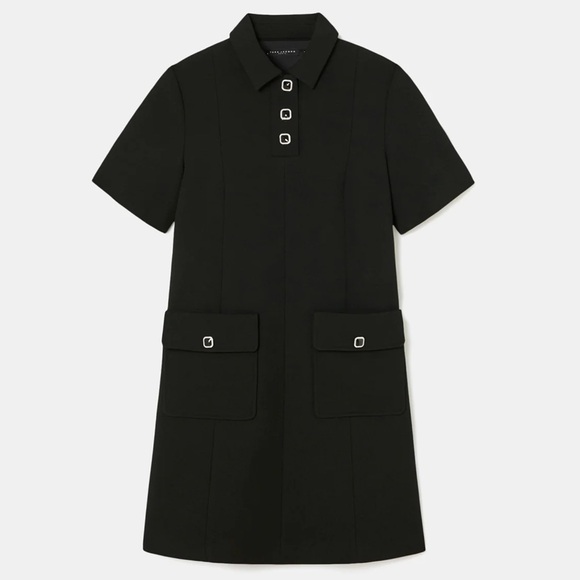 Tara Jarmon Roxanne Black Dress - NWT! - Picture 2 of 5